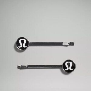 Lululemon Black Bobby Pins 2 Pack NWT